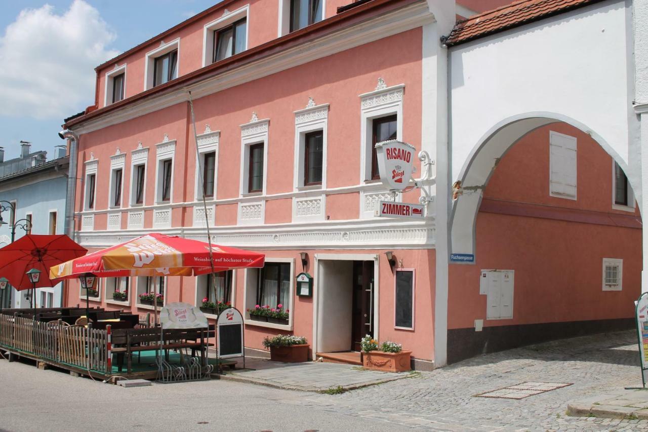 Gasthof-Cafe-Risano Haslach an der Muhl ภายนอก รูปภาพ